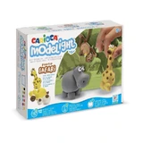 Carioca Modelight Maxi Safari - Superrekbare boetseerklei voor kinderen in 12 verschillende kleuren