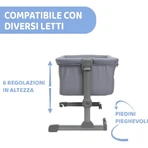 Chicco next2me essential – Beistellbett – Stone re_lux
