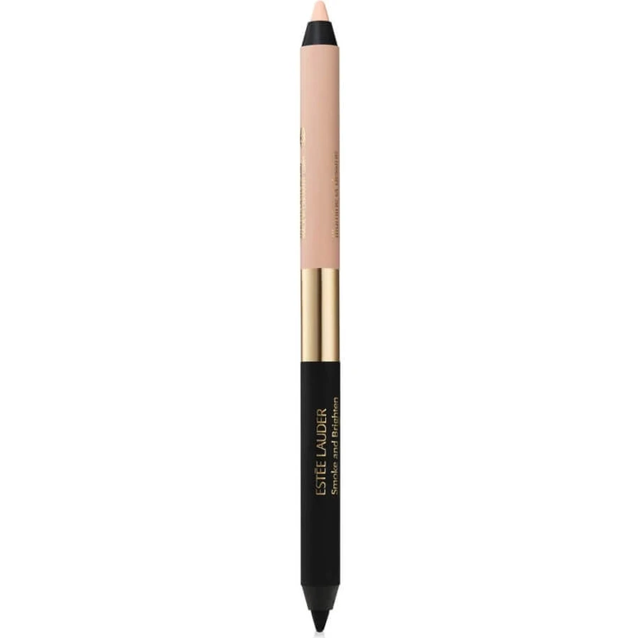 Estée Lauder Smoke and Brighten Kajal Eyeliner Duo – kredka do oczu 2 w 1 w kolorze czarnym/kremowym: ceny i cechy