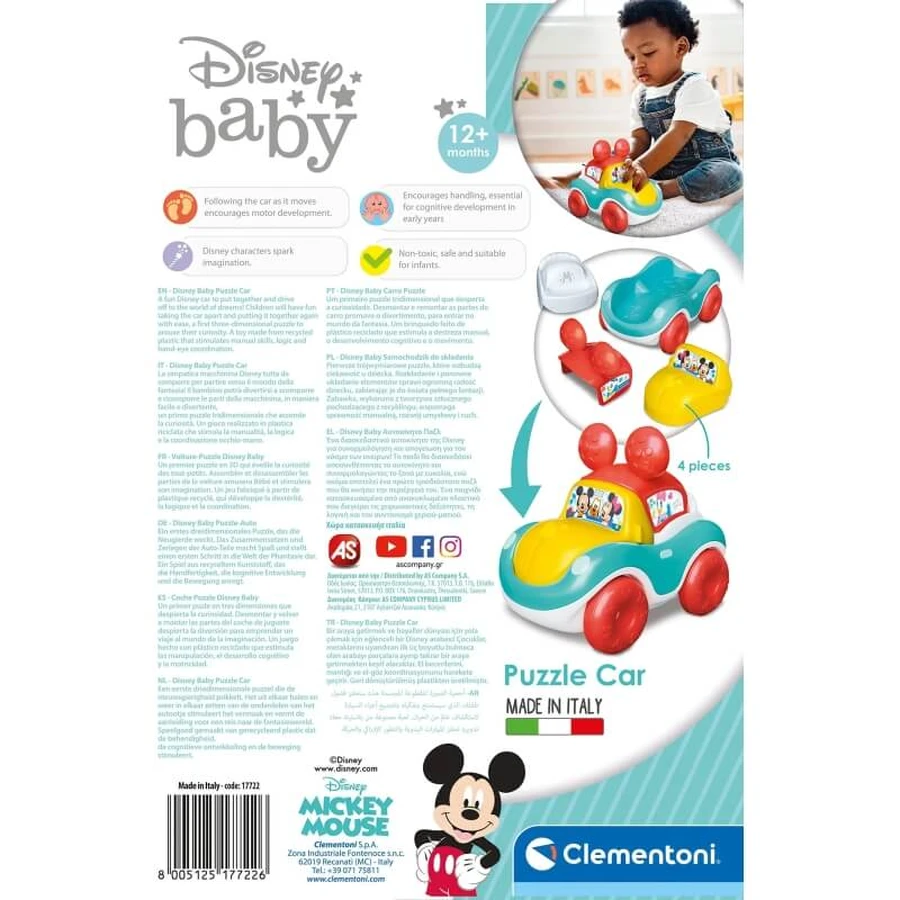 Clementoni Disney Baby - Modulair speelgoedautootje