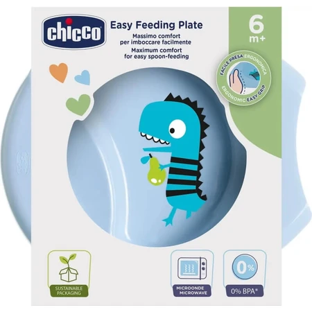 Mała miseczka Chicco Easy-Feed, niebieska, od 6 miesięcy: ceny i cechy