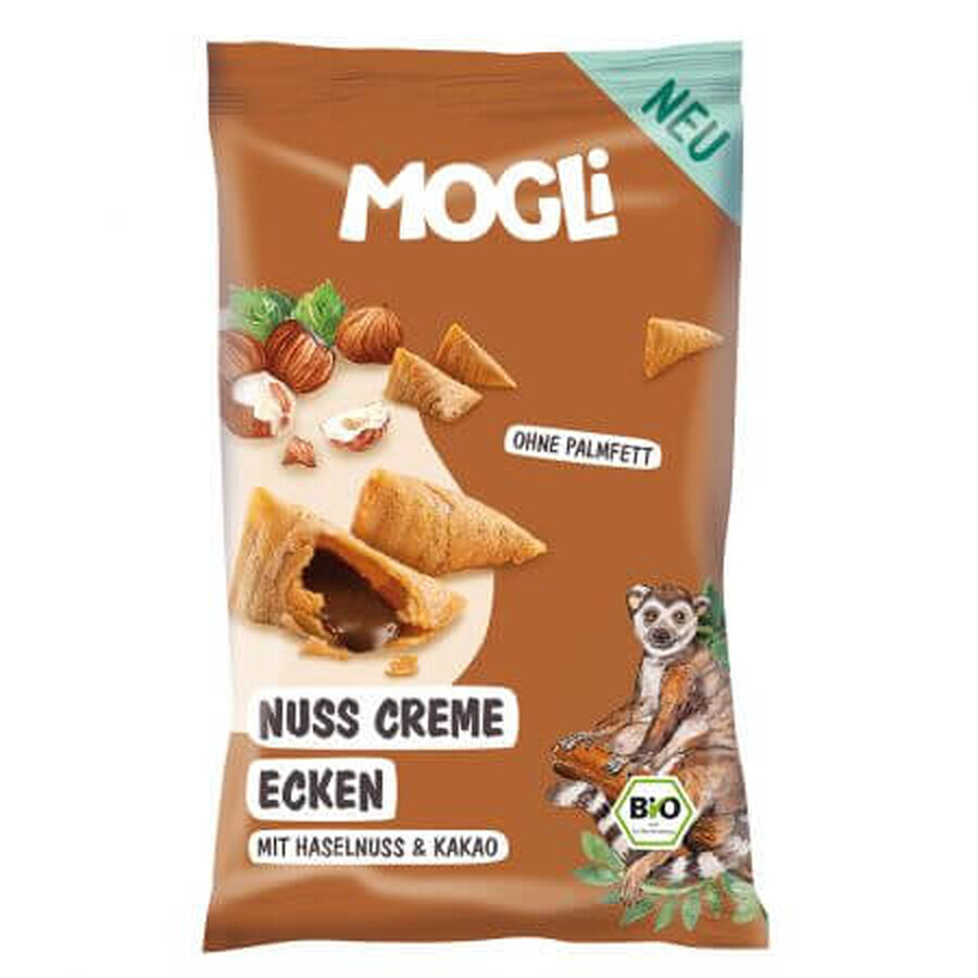 Mini krokante ecokruimels met cacao en hazelnootcrème, 30 g, Mogli