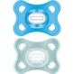 Mam Comfort 2-6 luni - 2 suzete din silicon - albastru deschis/neutru