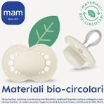 Mam Comfort 2-6 luni - 2 suzete din silicon - albastru deschis/neutru
