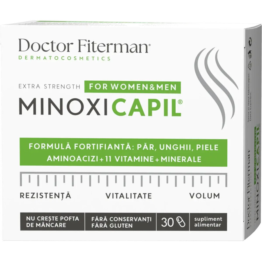 Minoxicapil, 30 capsule, Fiterman