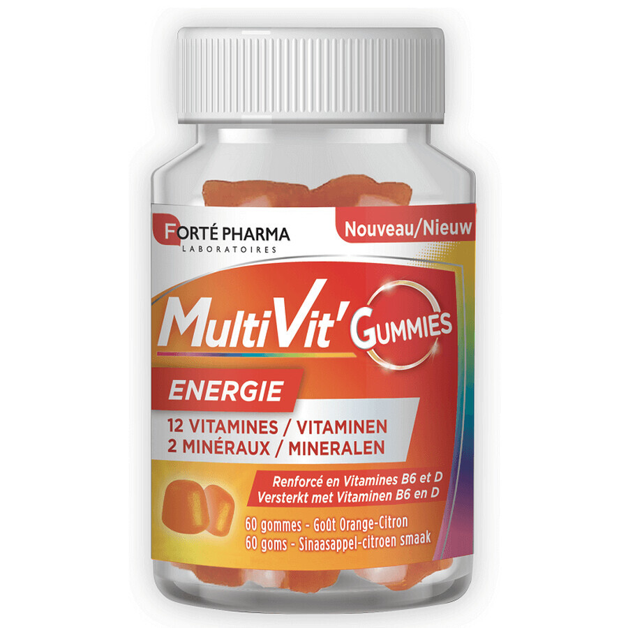 Multivit Energy, 60 geleiproducten, Forte Pharma