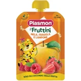 Plasmon stukjes appel, aardbei en framboos – Snack voor kinderen, 130 g