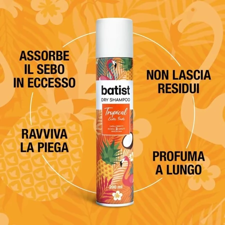 Batist Tropical exotic fruits - șampon uscat 200 ml