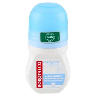 Borotalco  Fresh Non-Stop Talcum Powder - 72-Hour Roll-On Deodorant, 50 ml