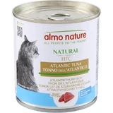 Almo Nature HFC Natural Atlantic Tuna - Aanvullend natvoer voor volwassen katten vanaf 1 jaar, 280 g