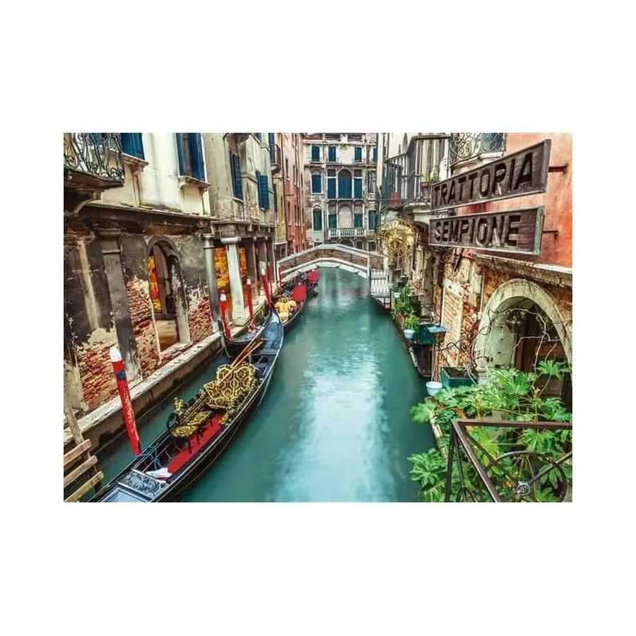 Clementoni-Puzzle „Kanäle von Venedig“ für Erwachsene, 1.000 Teile