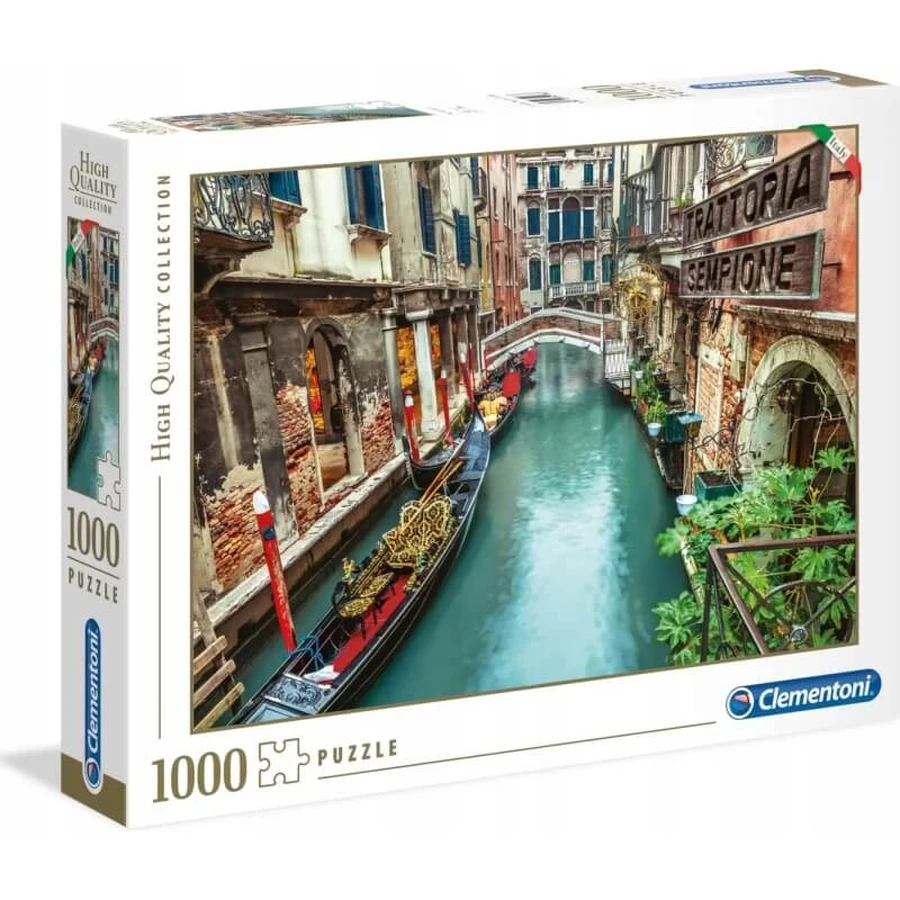 Clementoni-Puzzle „Kanäle von Venedig“ für Erwachsene, 1.000 Teile