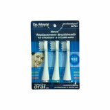 Dr. Mayer sonische elektrische tandenborstel navulverpakking, 3 stuks