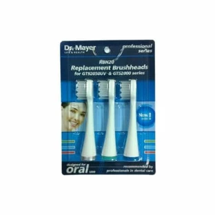 Dr. Mayer sonische elektrische tandenborstel navulverpakking, 3 stuks