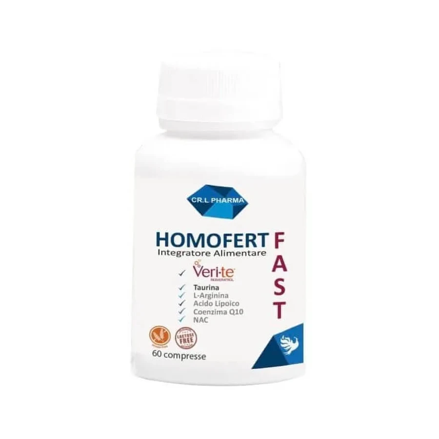 Homofert Fast 60 comprimés - complément alimentaire pour la fertilité masculine
