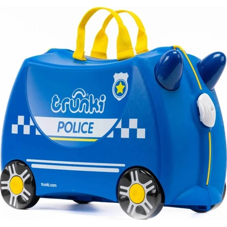 Trunki Blue Police Car Ride-On Suitcase