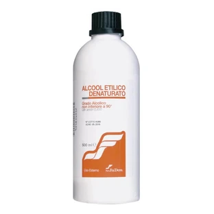 Alcool etilico denaturato 90° - disinfettante per uso esterno 500 ml