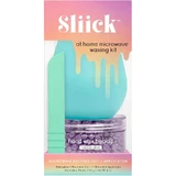  Sliick Brazilian Wax Starter Kit for Face and Body - Complete Microwave Kit