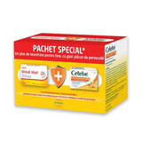 Urinaal Akut 10 tabletten + Cetebe Express Vit C 600 mg 30 tabletten, Walmark