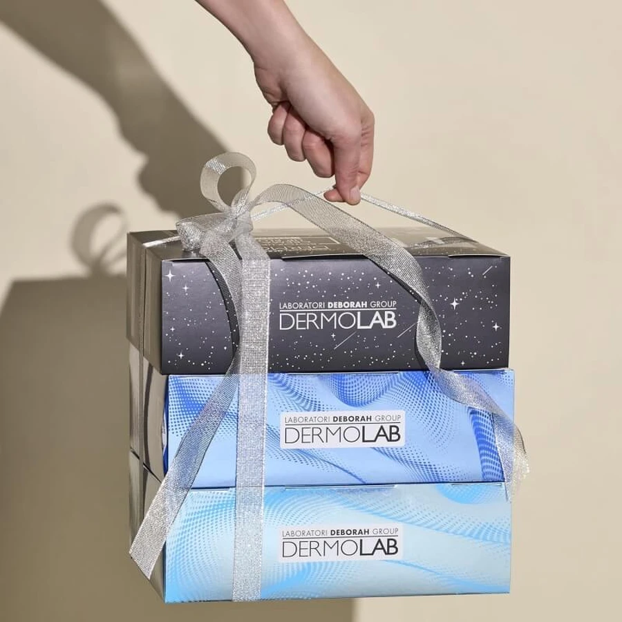 Caja de belleza hidratante Deborah Dermolab: gel ultra hidratante de 72 horas, 50 ml + espuma limpiadora suave, 45 ml