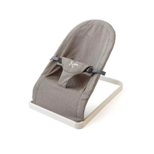 Kiokids donkergrijs schommelstoeltje voor baby's met afneembare hoes, vanaf 0 maanden