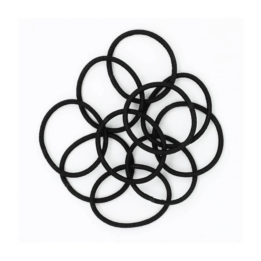 Ib Fashion Hair Black Elastic Band - Stylish hair elastic with a secure hold