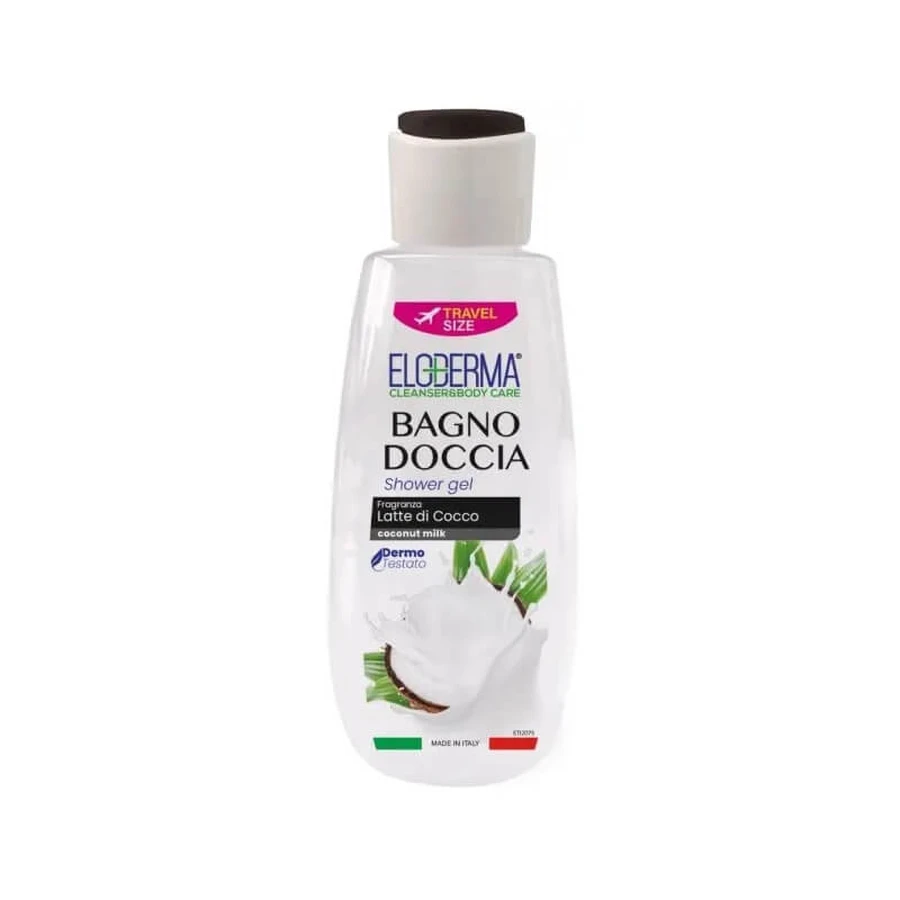 Eloderma Lapte de cocos – gel de duș 100 ml, format de călătorie