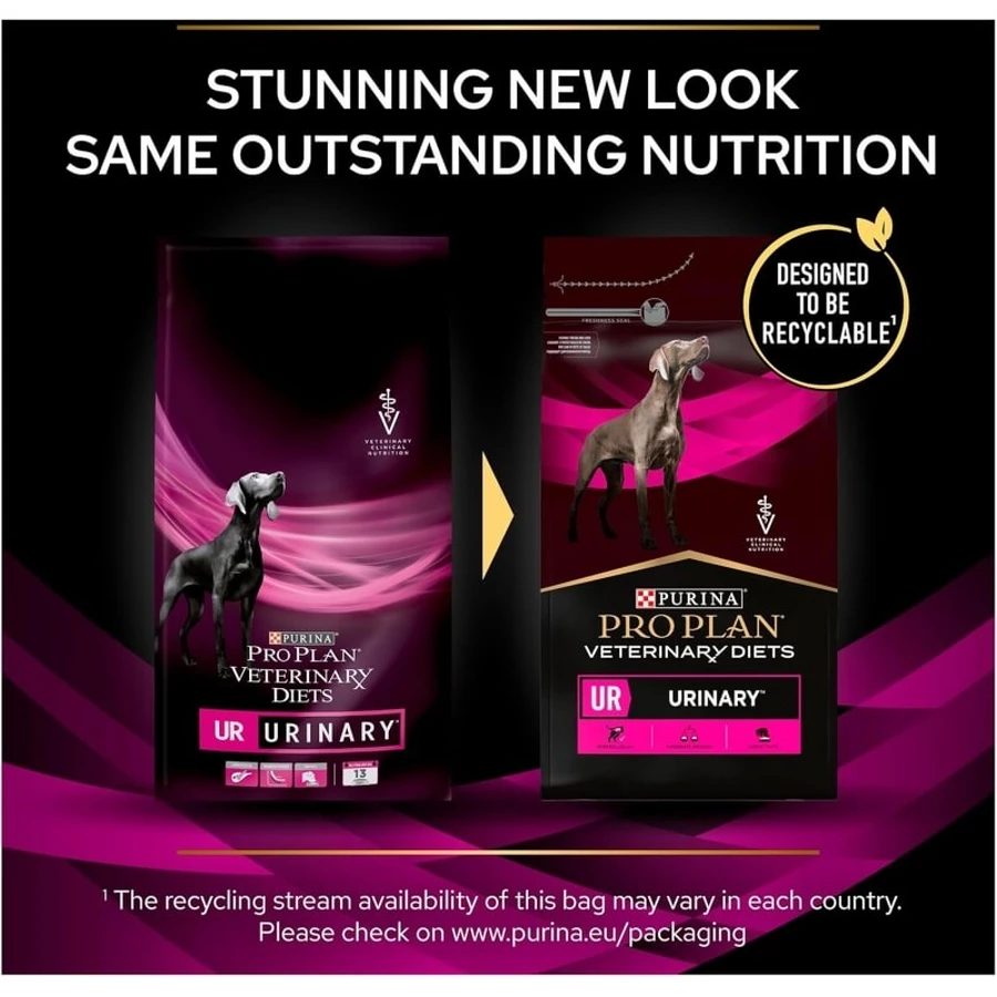 Purina Pro Plan Diet Urinary - Aliment complet pour chiens adultes souffrant de calculs de struvite et de troubles urinaires, 3 kg