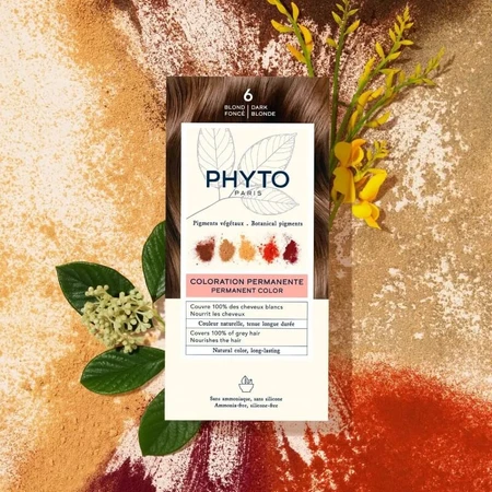 Phyto hair color – vopsea permanentă nr. 6 blond închis