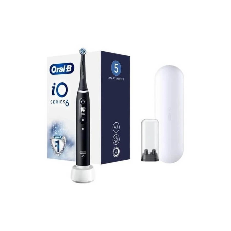 Oral-B io Series 6 - Cepillo de dientes eléctrico - Negro
