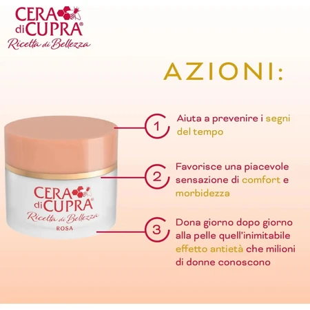 Rosa Cupra Wax - Crema nutritiva y protectora, 50 ml