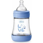 Chicco Perfect 5 jasnoniebieski – butelka z wkładem o powolnym przepływie, 150 ml: ceny i cechy