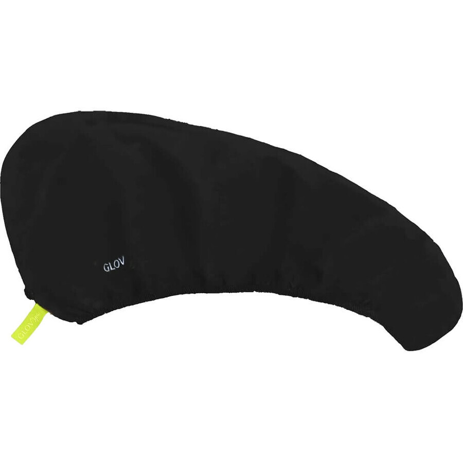 Serviette de sport pour les cheveux, noire, 1 pièce, Glov