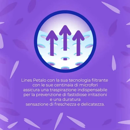 Lines Petalo – 13 anatomisch geformte Binden für leichte bis normale Blutung