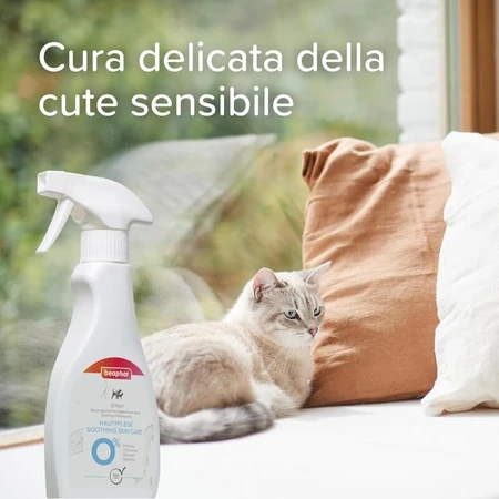 Beaphar Skin Care – spray calmant și hidratant pentru pielea sensibilă a câinilor și pisicilor, 250 ml
