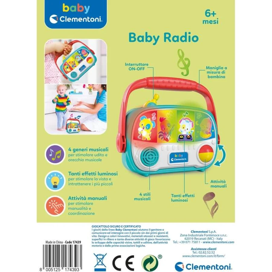 Clementoni Baby-Radio – Elektronisches Spielzeug