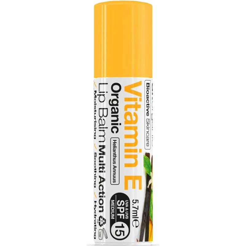 Dr. Organic Vitamine E-lippenbalsem - 5,7 ml