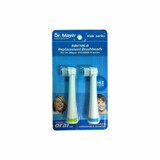 Baby elektrische tandenborstel navullingen GTS1000K Blauw, 2 stuks, Dr. Mayer