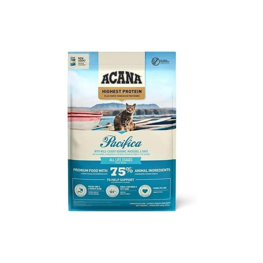 Acana Pacifica met vis – Compleet voer voor volwassen katten, 1,8 kg