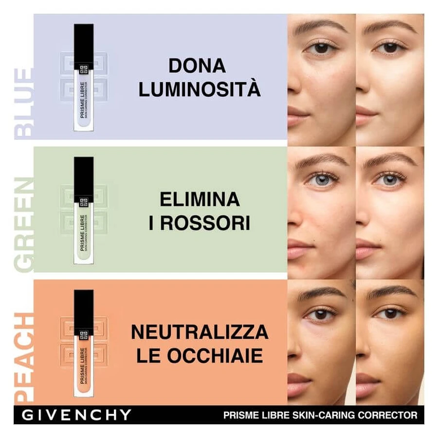 Givenchy Prisme Libre Skin-Caring Concealer - Multi-Purpose Concealer - Green