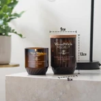 Woodwick Lavendel & Zypresse – Große Duftkerze, 368 g