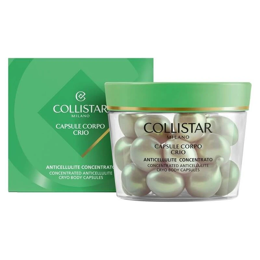 Collistar – skoncentrowane kapsułki do ciała z efektem krioterapii przeciw cellulitowi – 14 kapsułek na cellulit i miejscowe nagromadzenia tłuszczu: ceny i cechy