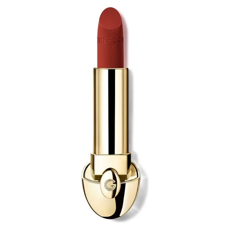 Guerlain Rouge G - Barra de labios mate aterciopelada n.º 555 Le Brique Ambré