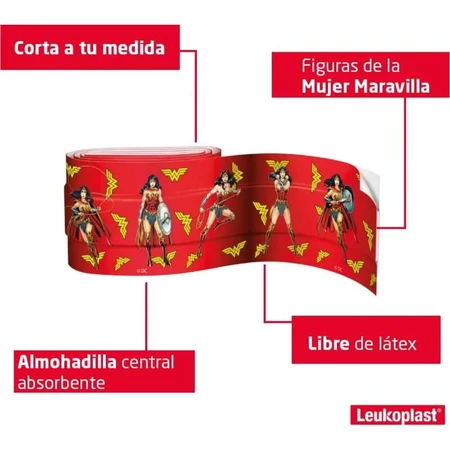 Leukoplast Kids Hero Edition – plastry dla dzieci do przycinania na wymiar – 1 metr x 6 cm: ceny i cechy