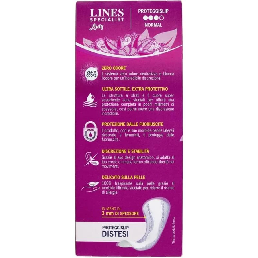 Lines Specialist Lady Normal - 22 salvaslips para incontinencia leve