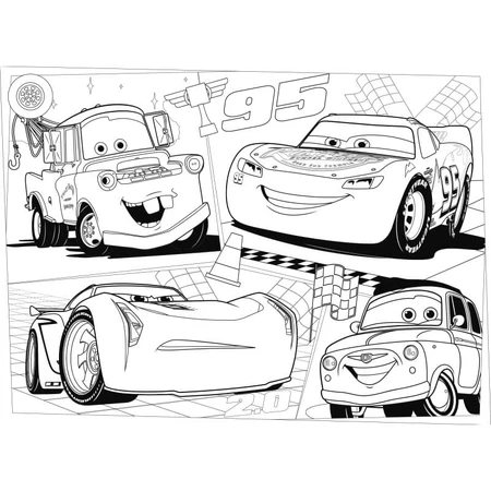 Lisciani Double-Sided Cars 3 Challenge Maxipuzzle, 60 Pieces
