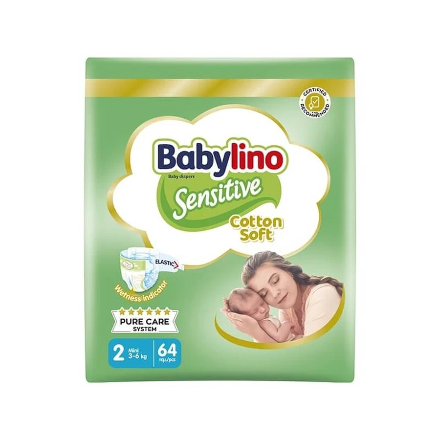 Babylino Sensitive – 64 mini pieluszki rozmiaru 2 (3–6 kg): ceny i cechy
