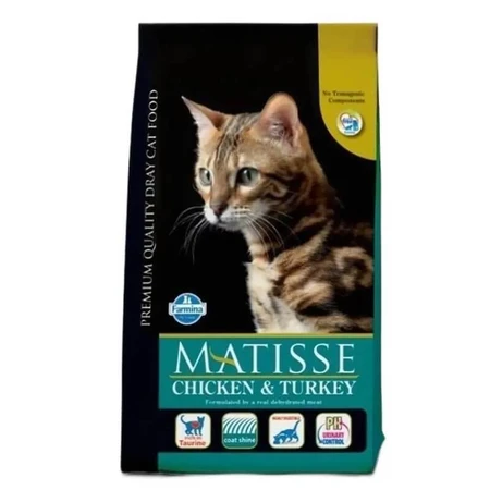 Farmina Matisse Kip en Kalkoen - Compleet voer voor volwassen katten, 10 kg