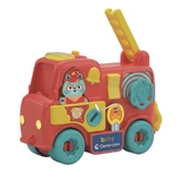 Clementoni Montessori Baby-Feuerwehrwagen – Spielzentrum für Kinder ab 18 Monaten