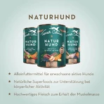 Terra Canis Naturhund Carne de vacuno y caza - Pienso húmedo completo para perros, 800 g